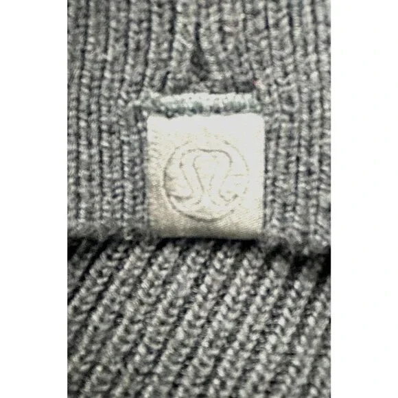 Lululemon Women Reversible Crossover Sweater Black Size 10 M/L Boxy Comfy 1401T3 - Picture 12 of 12